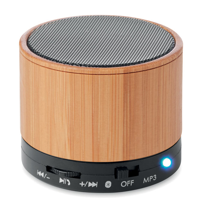 Round bamboo speaker - Image 2